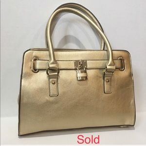 Charming Charlie’s Fashion gold Handbag